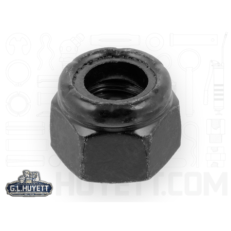 G.L. HUYETT Lock Nut Coarse Thread 3/8-16 ZB LNUT-0375C-ZB